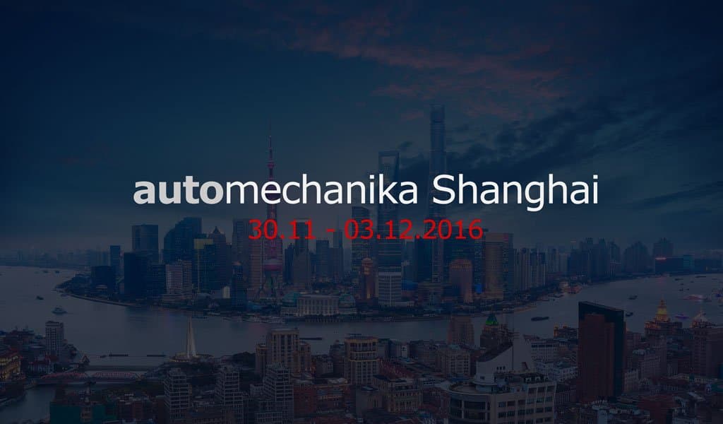 Automechanika Shanghai 2016, China (30.11.2016-03.12.2016)